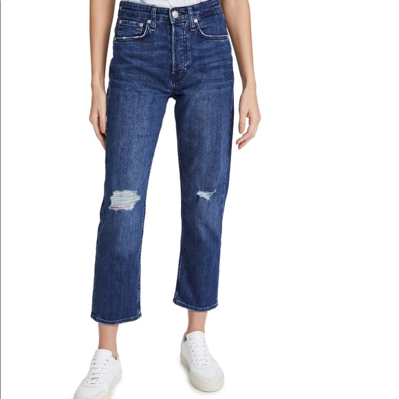 NWT Rag and Bone Maya High-Rise Ankle Slim Jeans Size 30